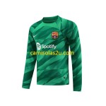 Camisolas de futebol FC Barcelona Ter Stegen 1 Guarda Redes Equipamento Principal 2023/24 Manga Comprida
